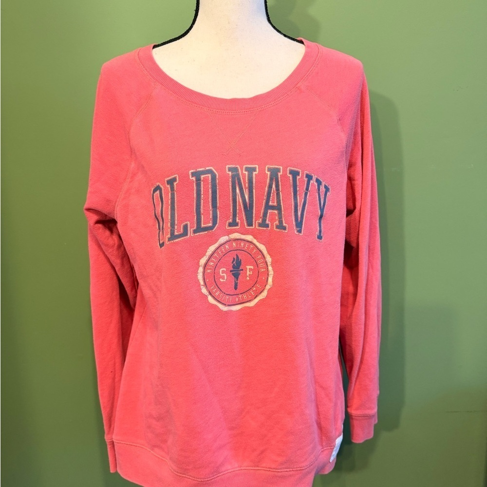 Old Navy Women's Coral Sweatshirt